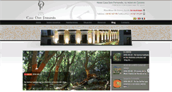 Desktop Screenshot of hotelcasadonfernando.com